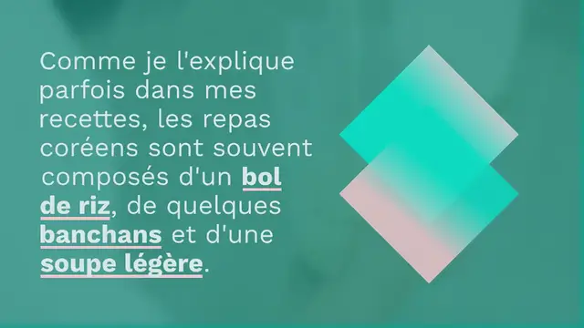 Video thumbnail for Kongnamul Kimchi Guk / Soupe de Kimchi aux pousses de soja / 공나물김치국