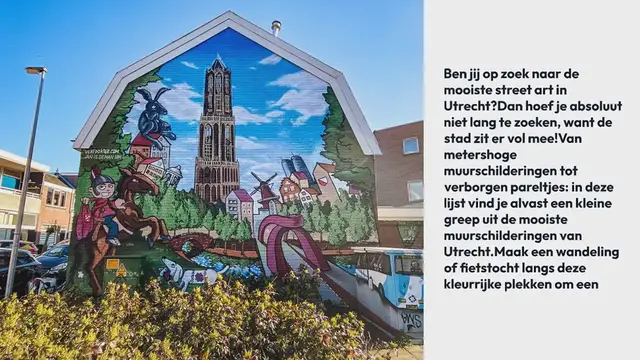 Video thumbnail for STREET ART IN UTRECHT: DIT ZIJN DE MOOISTE KUNSTWERKEN!