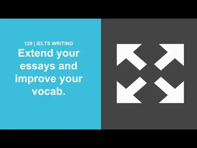 Video thumbnail for Extend your essays and improve your vocabulary