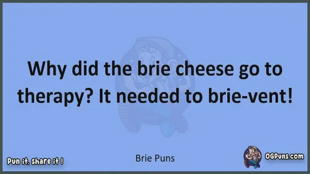 Video thumbnail for Brie - Jokes, Puns, Wordplays, and Laughter