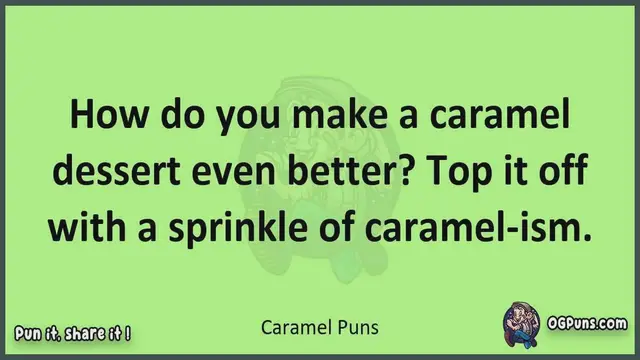 Video thumbnail for Caramel - Jokes, Puns, Wordplays, and Laughter