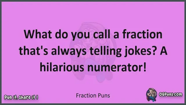 Video thumbnail for Fraction - Jokes, Puns, Wordplays, and Laughter