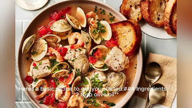Video thumbnail for cioppino recipe