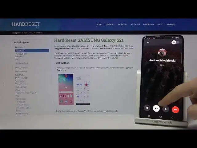 'Video thumbnail for Messenger Incoming Call in SAMSUNG Galaxy S21 – Screen Look'