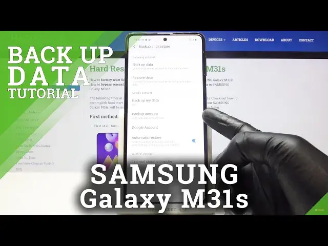 'Video thumbnail for How to Enable Google Backup on SAMSUNG Galaxy M31s'