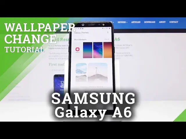 'Video thumbnail for How to Update Wallpaper in Samsung Galaxy A6 - Change Wallpaper'
