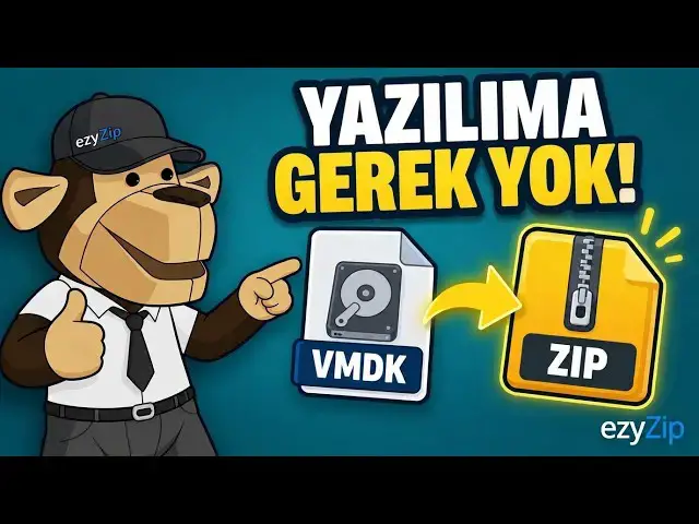 Video thumbnail for 📀 VMDK dosyası ZIP formatına ücretsiz çevrimiçi nasıl dönüştürülür | Yazılım kurulumu gerekmez