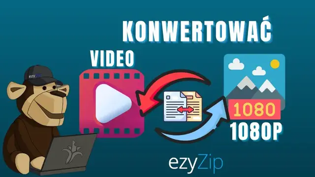 Video thumbnail for 🎬 Jak konwertować wideo do rozdzielczości 1080p online za darmo | Bez instalacji oprogramowania