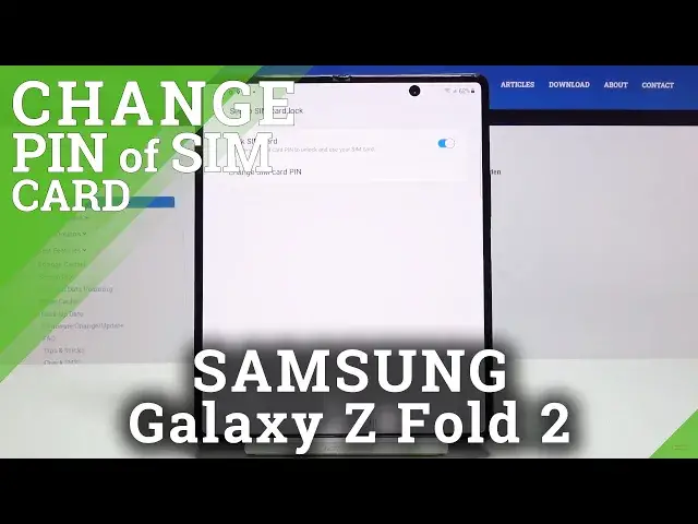 'Video thumbnail for How to Edit SIM Card PIN Code in SAMSUNG Galaxy Z Fold 2 – Adjust SIM Lock'