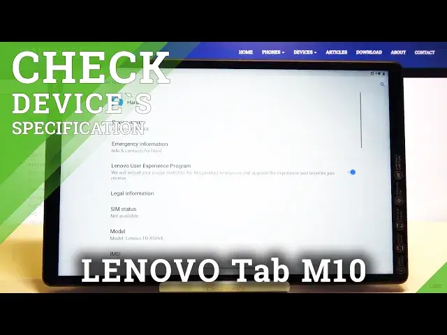 'Video thumbnail for How to Check Specifications in LENOVO Tab M10 – Find Device Info'