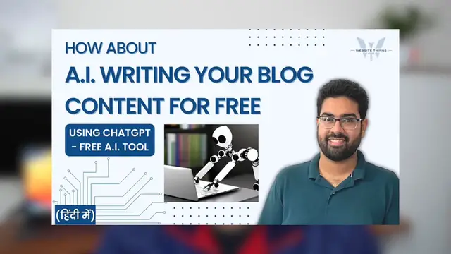 Video thumbnail for Ask A.I. To Write Your Blog Content For FREE! 100% Unique & Plagiarism-Free Articles - ChatGPT