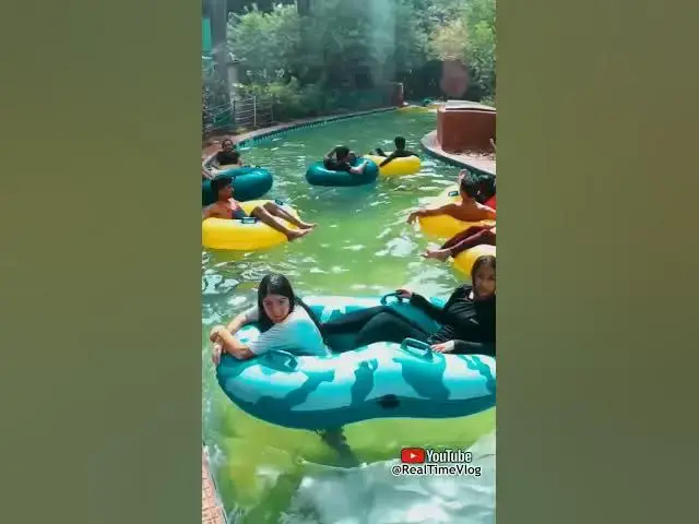 Video thumbnail for Lazy River 😍 Water Slide 🌊 at Water Kingdom Mumbai - Water Park #shorts