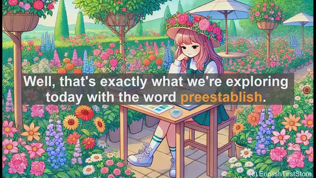 Video thumbnail for 5000 Must Know SAT Vocabulary - Preestablish: Boost Your SAT Vocabulary