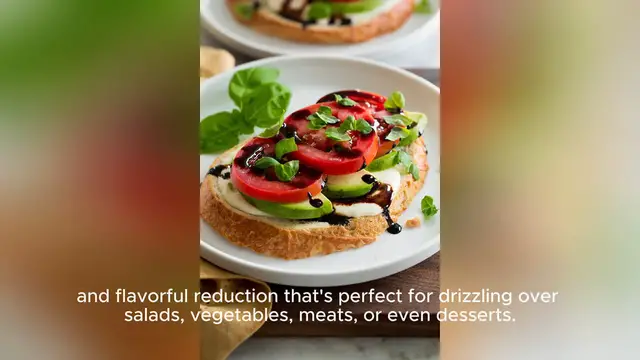 Video thumbnail for balsamic glaze recipe