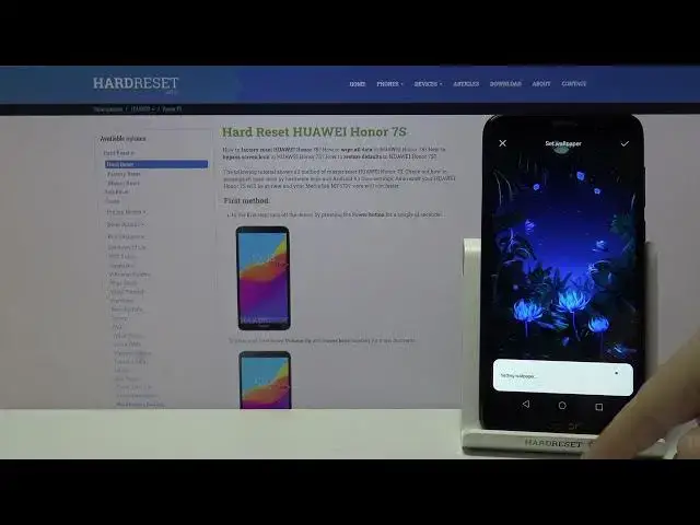 Video thumbnail for How to Change Wallpaper on HUAWEI HONOR 7S - Set Up Wallpaper