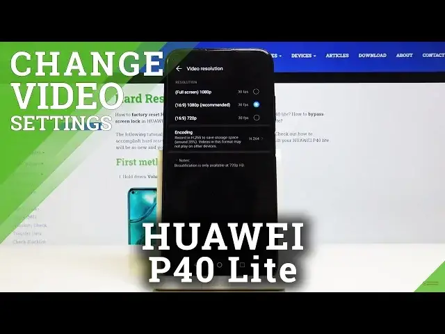 'Video thumbnail for How to Change Video Resolution in HUAWEI P40 Lite – High Quality Recording'