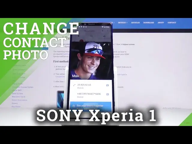'Video thumbnail for How to Add Photo to Contact in SONY Xperia 1 – Customize Contact Profile'