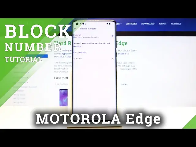 Video thumbnail for How to Block Number in MOTOROLA Edge – Block Unwanted Calls and Messages