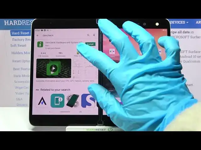'Video thumbnail for How to Check Phone Specification in MICROSOFT Surface Duo - Use DevCheck Hardware and System Info'