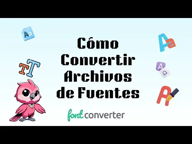Video thumbnail for Cómo Convertir Archivos De Fuentes (Guía Sencilla)