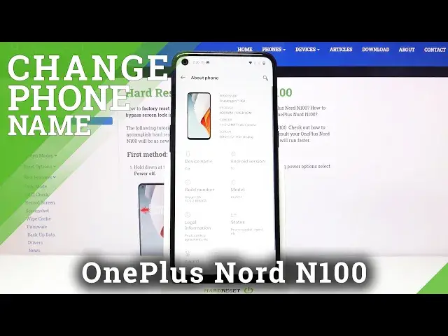 'Video thumbnail for How to Change Name of OnePlus Nord N100 – Rename Option'