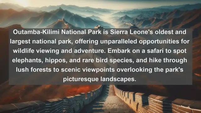 Video thumbnail for Unveiling Sierra Leone: Top 10 Must-See Destinations in West Africa