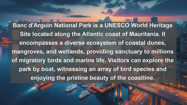 Video thumbnail for Discover the Natural Wonders of Mauritania: Top 10 Must-See Landscapes