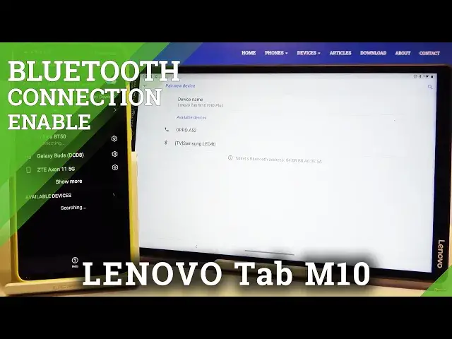 'Video thumbnail for How to Connect Bluetooth Device with LENOVO Tab M10 – Bluetooth Settings'