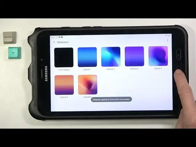 'Video thumbnail for How to Change Wallpaper on SAMSUNG Galaxy Tab Active2 - Set Up Wallpaper'