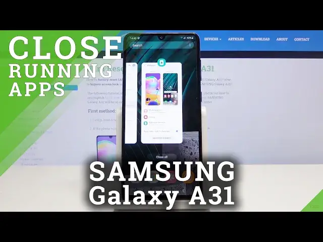 'Video thumbnail for How to Disable Running Apps in SAMSUNG Galaxy A31 – Turn Off Running Apps'