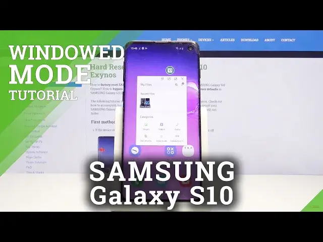 'Video thumbnail for How to Open Apps in Pop Up View on SAMSUNG Galaxy S10 – Windowed Mode'