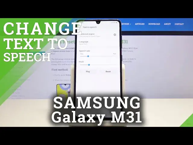 Video thumbnail for Manage Text to Speech in SAMSUNG Galaxy M31 – Text to Speech
