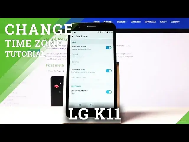 'Video thumbnail for How to Change Date & Time in LG K11 – Time Settings'