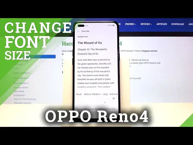 'Video thumbnail for How to Change Font Size in OPPO Reno 4 – Display Settings Changing'