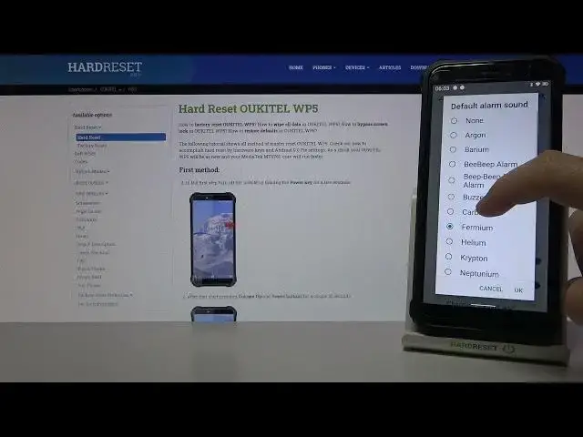 Video thumbnail for Alarm Tones in Oukitel WP5 – Default Alarm Sounds