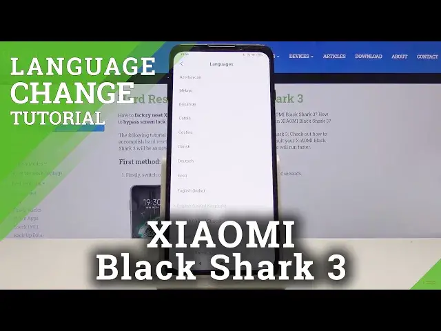 Video thumbnail for How to Change Language in XIAOMI Black Shark 3 – Find Language List