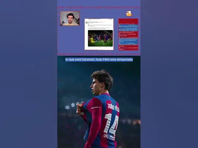 Video thumbnail for JOAO FÉLIX DEMUESTRA QUE QUIERE QUEDARSE EN EL BARÇA