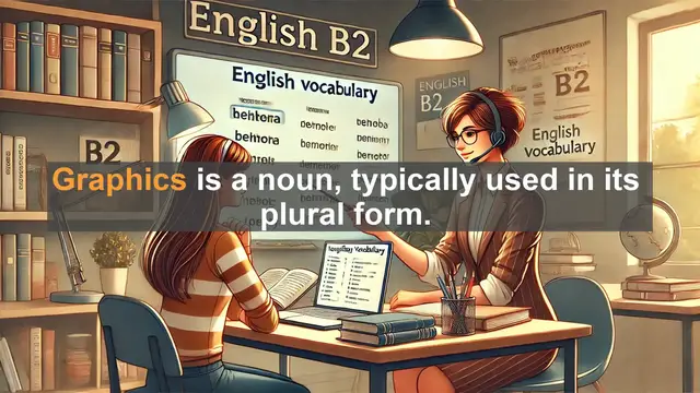 Video thumbnail for 1500 Must Know CEFR B2 Vocabulary - B2 English: Understanding 'Graphics' in Modern Communication