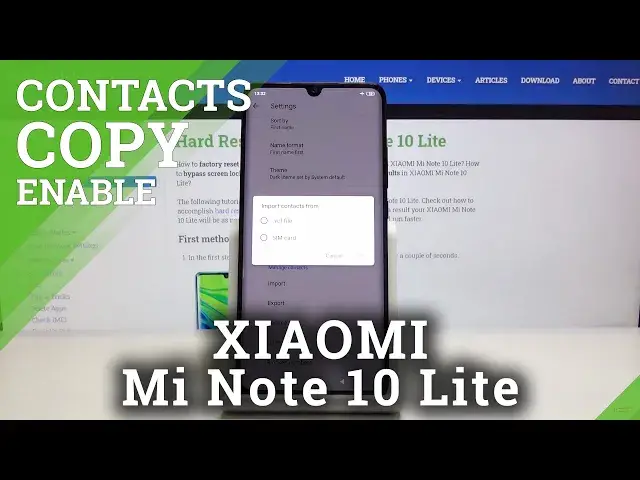 Video thumbnail for Xiaomi Mi Note 10 Lite   Copy Contacts