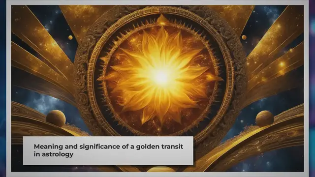 'Video thumbnail for What Is A Golden Transit In Astrology?'
