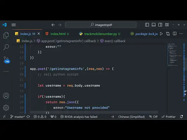 Video thumbnail for Node.js Express Instagram API to Fetch Info Using Username Using Instaloader in Python