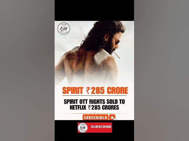 Video thumbnail for Prabhas Spirit Movie OTT Rights Sold Out Already For A Huge Price #RebelStarPrabhas #IndianCinema 🔥🔥