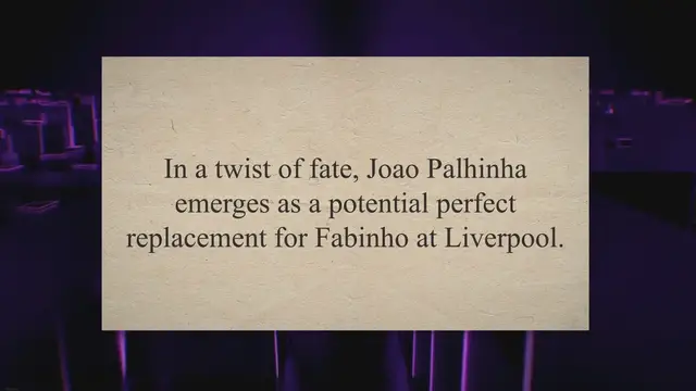 'Video thumbnail for Liverpool must pay £90M to complete deal for excellent midfielder'