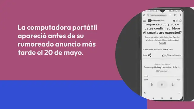 Video thumbnail for Asus Vivobook S 15 OLED S5507QA-MA089WS, su primer portátil Snapdragon X Elite, filtrado online