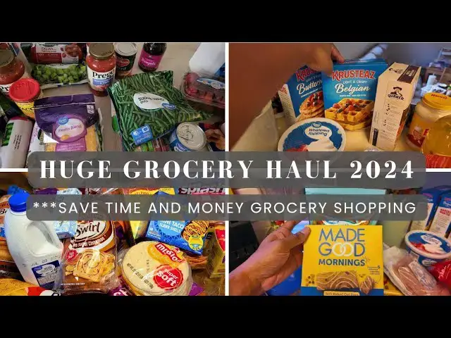 Video thumbnail for HUGE Grocery Haul 2024: 2 Months of Walmart Groceries and Meal Prep with a Detailed Meal Plan