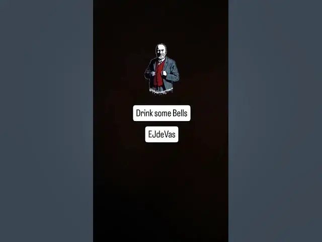'Video thumbnail for Drink some #bells #parody #shorts #clip #video #bellswhisky'