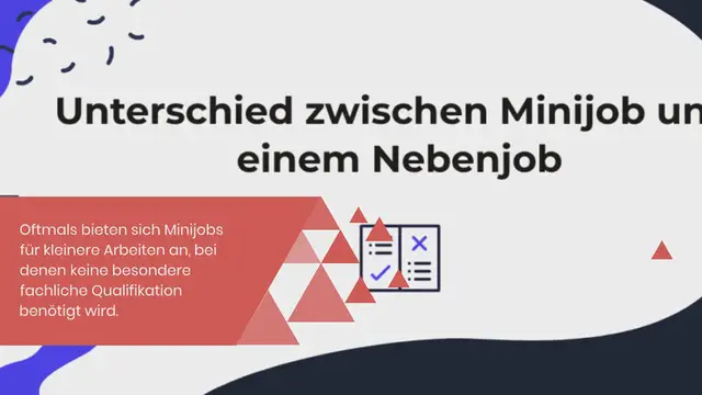 Video thumbnail for Was ist ein Minijob: Definition, Vorteile & Rechte