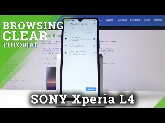 Video thumbnail for How to Delete Browsing Data in SONY Xperia L4 – Clear Browsing History