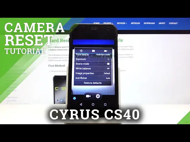 'Video thumbnail for How to Reset Camera in CYRUS CS40 – Restore Camera Defaults'