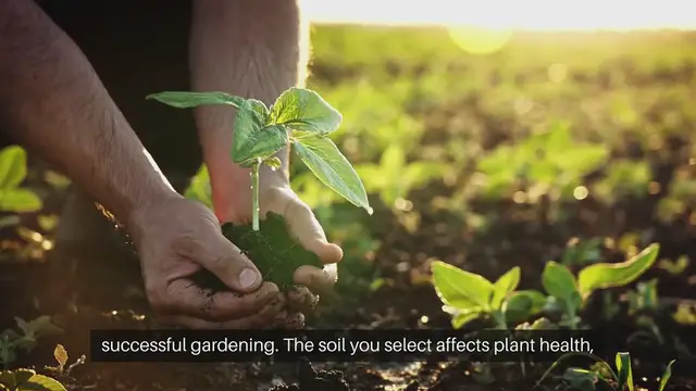 Video thumbnail for How to Choose the Right Soil for Outdoor Gardens